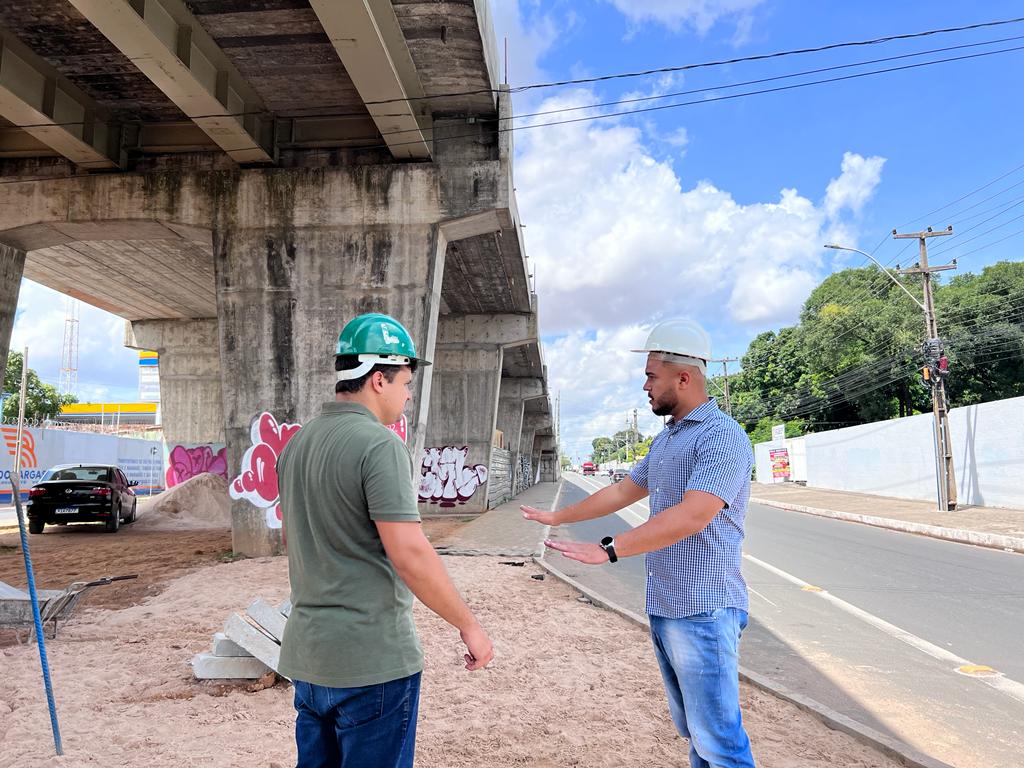 SAAD Sul intensifica as obras de retomada do viaduto da avenida Barão de Gurguéia