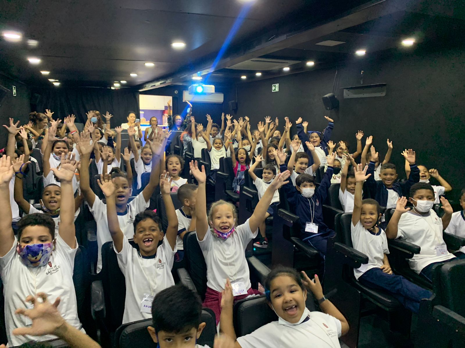 Projeto leva cinema gratuito para as crianças no Parque da Cidadania 