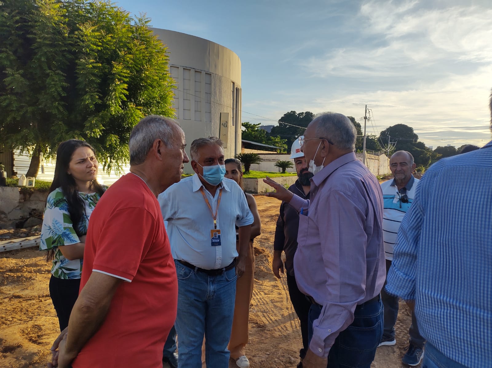 Dr. Pessoa visita obra da galeria da zona Leste e pede agilidade para conclusão