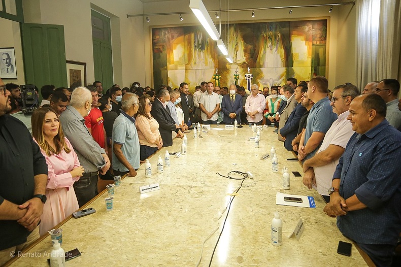 Dr. Pessoa empossa Renato Berger na Semel e Luís André na Secretaria de Meio Ambiente