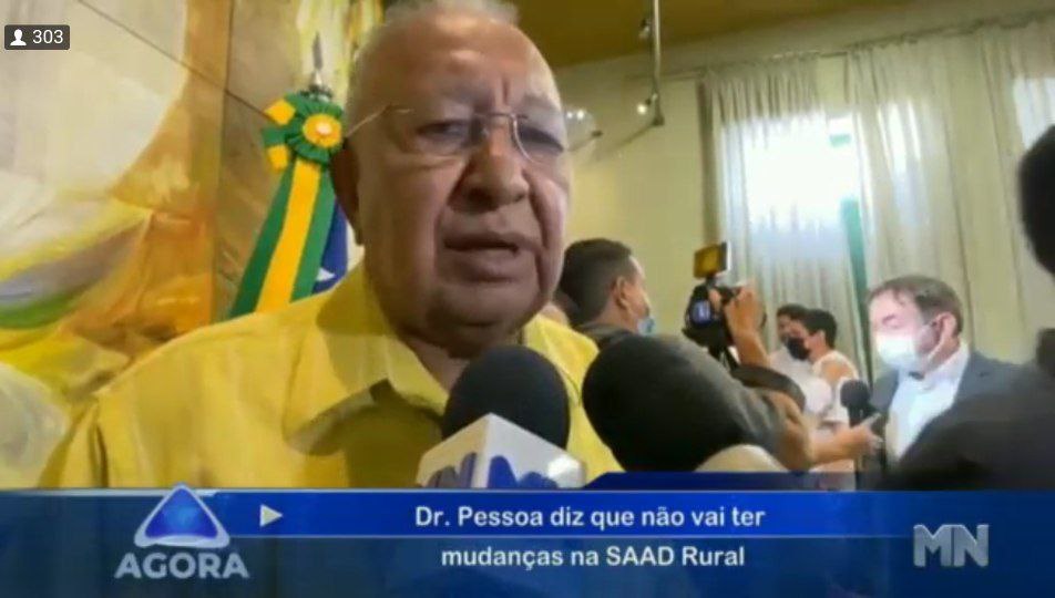 Dr Pessoa diz que não ocorrerão mudanças na SAAD Rural